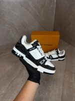 Louis Vuitton Trainers Black White - Afbeelding 2