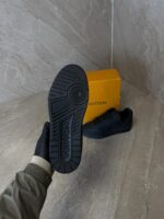 Louis Vuitton Trainer Sneaker Black on Black Monogram - Afbeelding 5