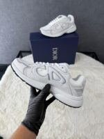 Christian Dior B30 White Suede - Afbeelding 5