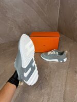 Hermes Bouncing Light Grey Sneakers - Afbeelding 4