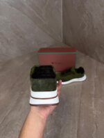 Loro Piana Weekend Walk Sneakers Green Suede - Afbeelding 5