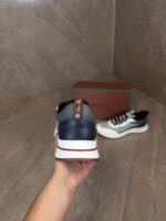 Loro Piana Weekend Walk Sneakers White Grey - Afbeelding 5