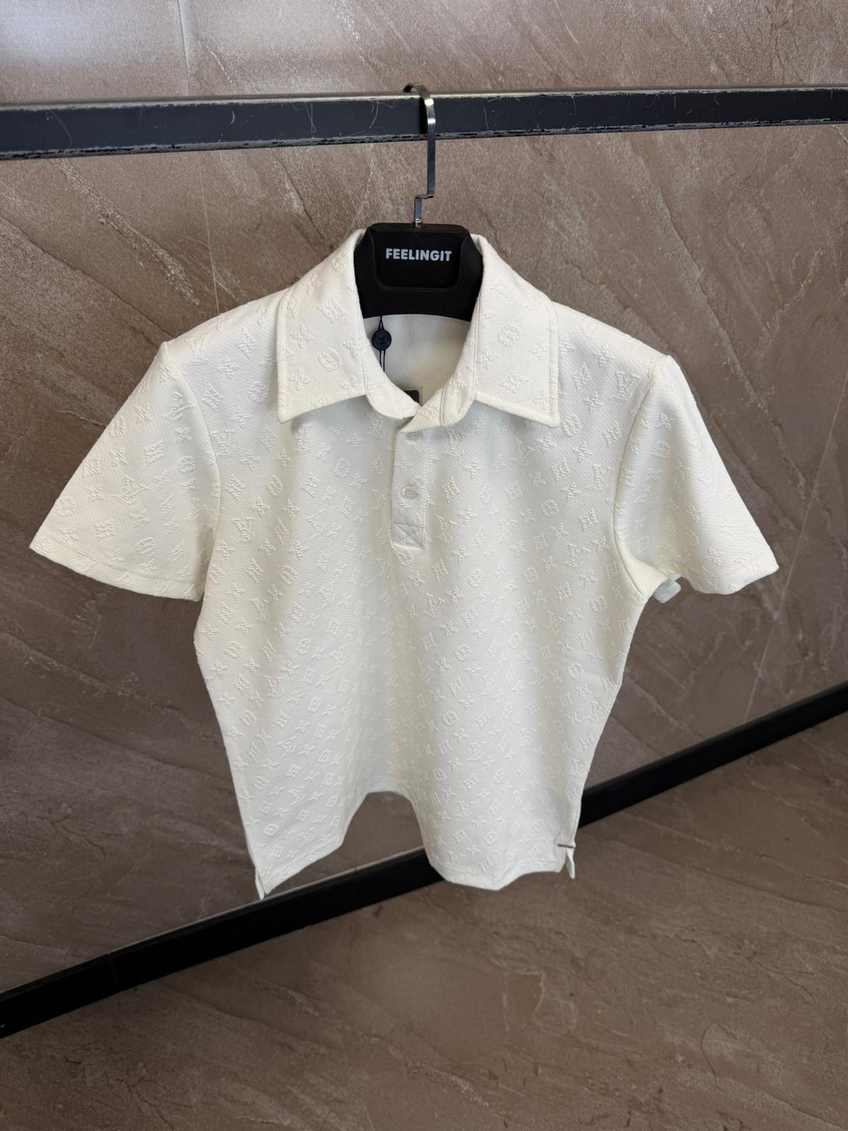 a1 (15) Louis Vuitton Monogram Polo White - Afbeelding 1