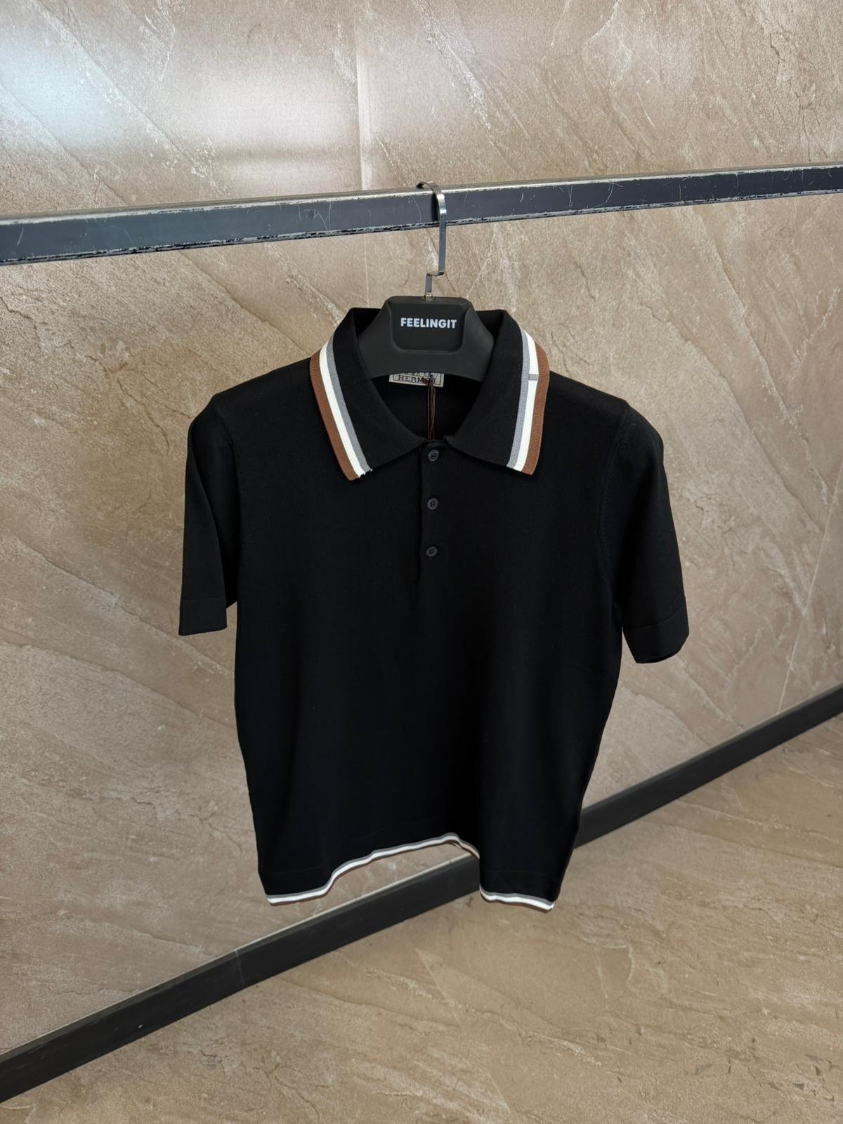 a1 (2) Hermes Polo Black - Afbeelding 1