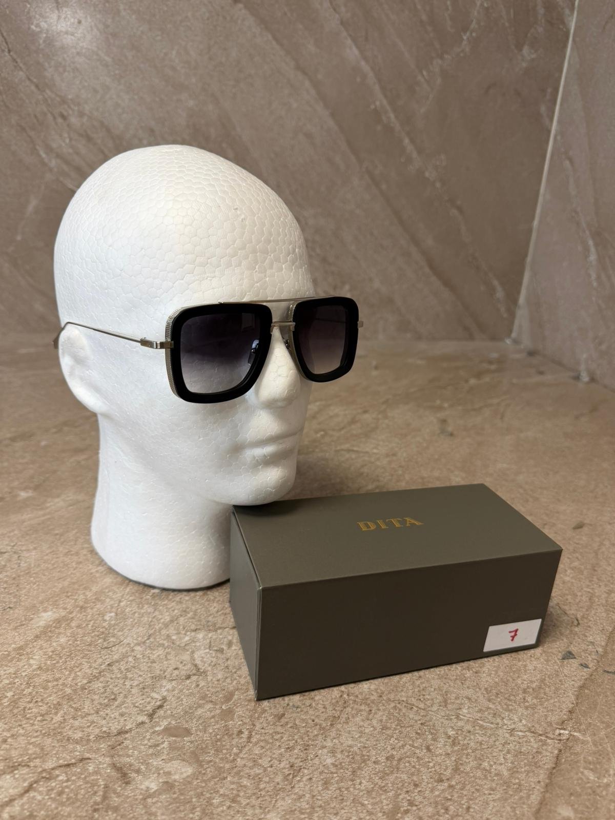 dub2 (2) Dita Dubsignal Black Silver Sunglasses - Afbeelding 1