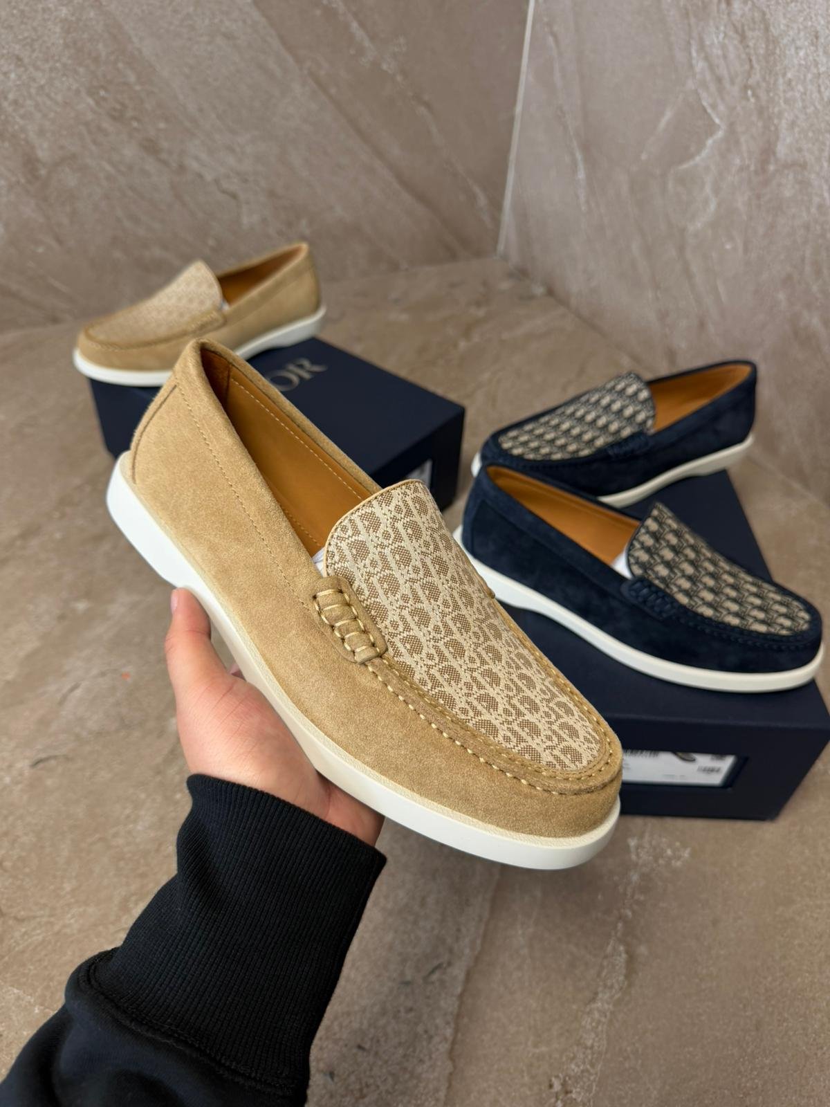 instap (5) Christian Dior Instappers Beige - Afbeelding 1