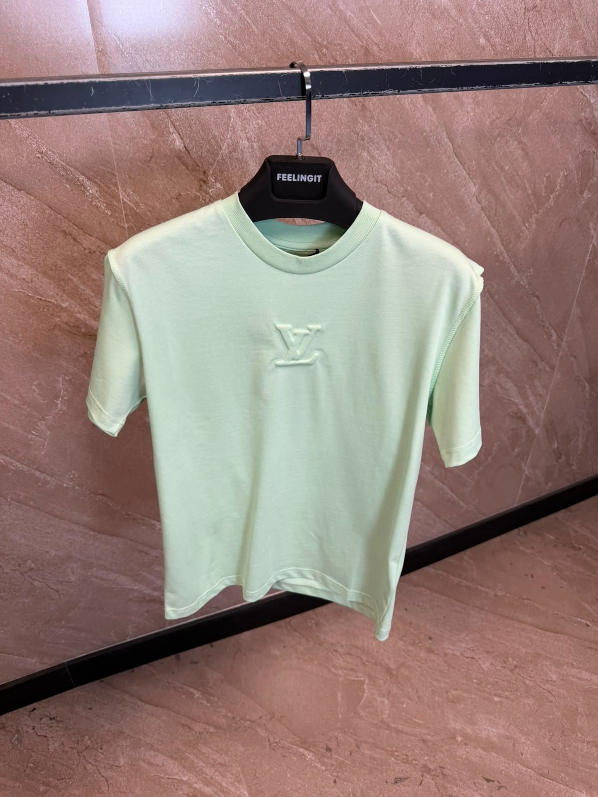 lvsh (2) Louis Vuitton T-Shirt Green - Afbeelding 1