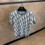 Christian Dior Oblique Blue T-Shirt