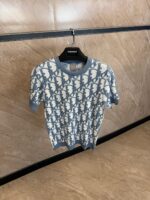 Christian Dior Oblique Blue T-Shirt