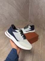 Loro Piana Weekend Walk Blue White Sneakers
