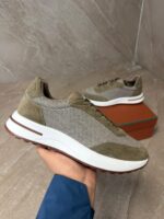 Loro Piana Weekend Walk Taupe Sheep Sneakers - Afbeelding 2