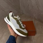Loro Piana Weekend Walk Green Sneakers