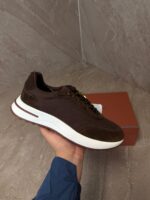Loro Piana Weekend Walk Brown Sneakers - Afbeelding 2