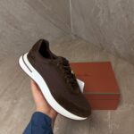 Loro Piana Weekend Walk Brown Sneakers
