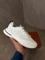 Loro Piana Weekend Walk White Sneakers - Afbeelding 2