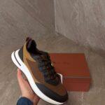 Loro Piana Weekend Walk Brown Sneakers