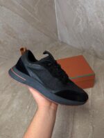 Loro Piana New Weekend Walk Sneakers Black on Black - Afbeelding 2