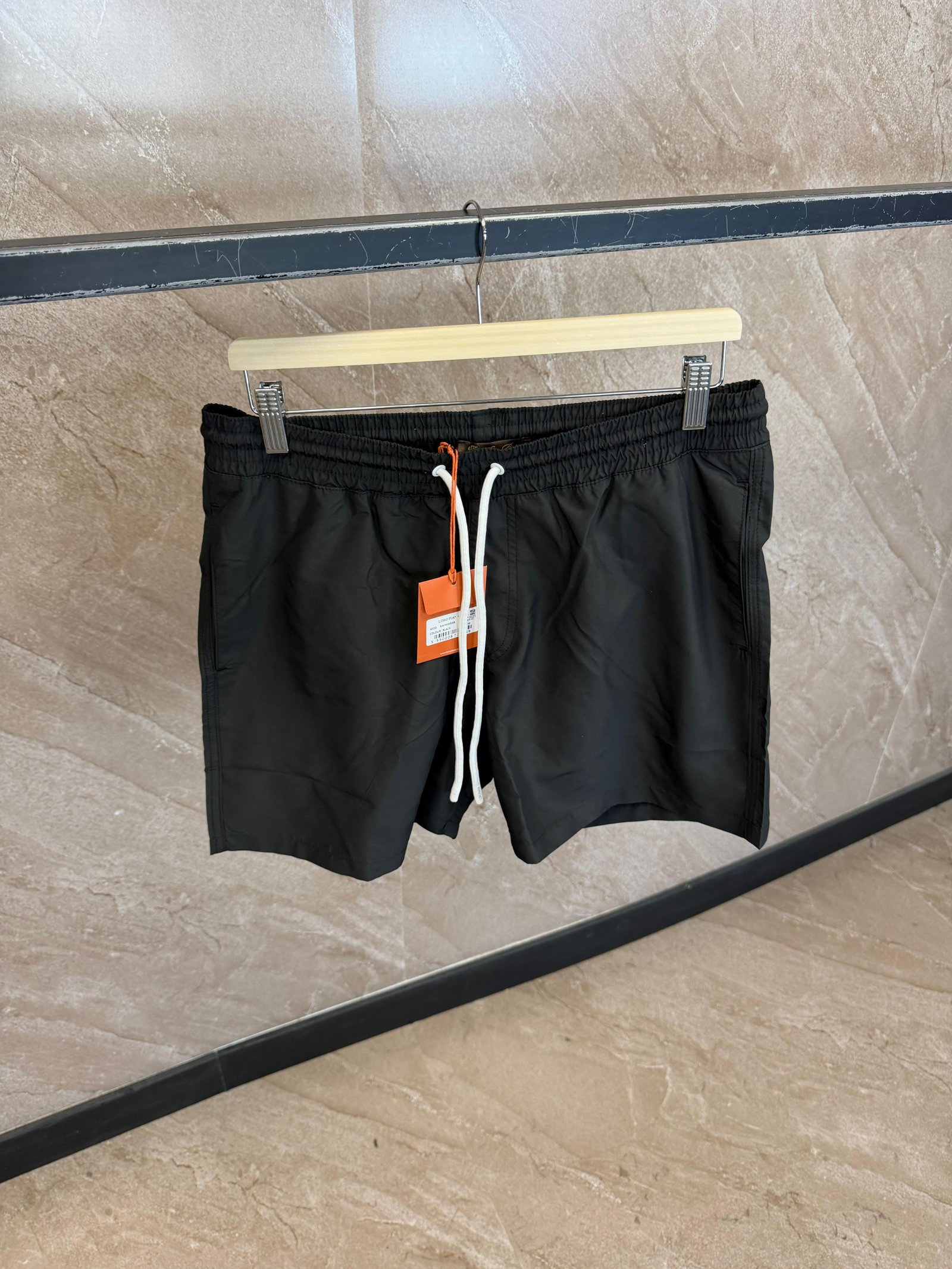 lpzwart (1) Loro Piana Black Zwembroek - Afbeelding 1