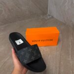 Louis Vuitton Black Monogram Sneakers