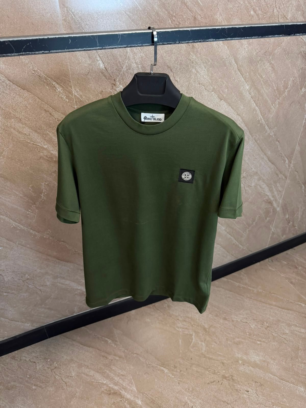 stonets (1) Stone Island T-Shirt Groen - Afbeelding 1