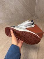 Loro Piana Weekend Walk Grey White Sneakers - Afbeelding 3